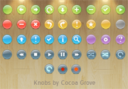 Иконки для сайта - Knob Buttons