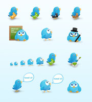 Иконки для сайта - Twitter Icons от IconEden